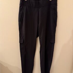 Athleta Black Cargo Joggers